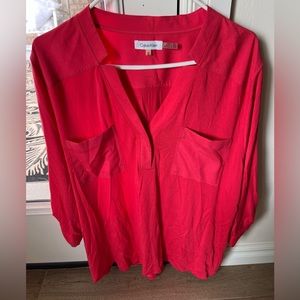 Calvin Klein 2X Women’s Blouse